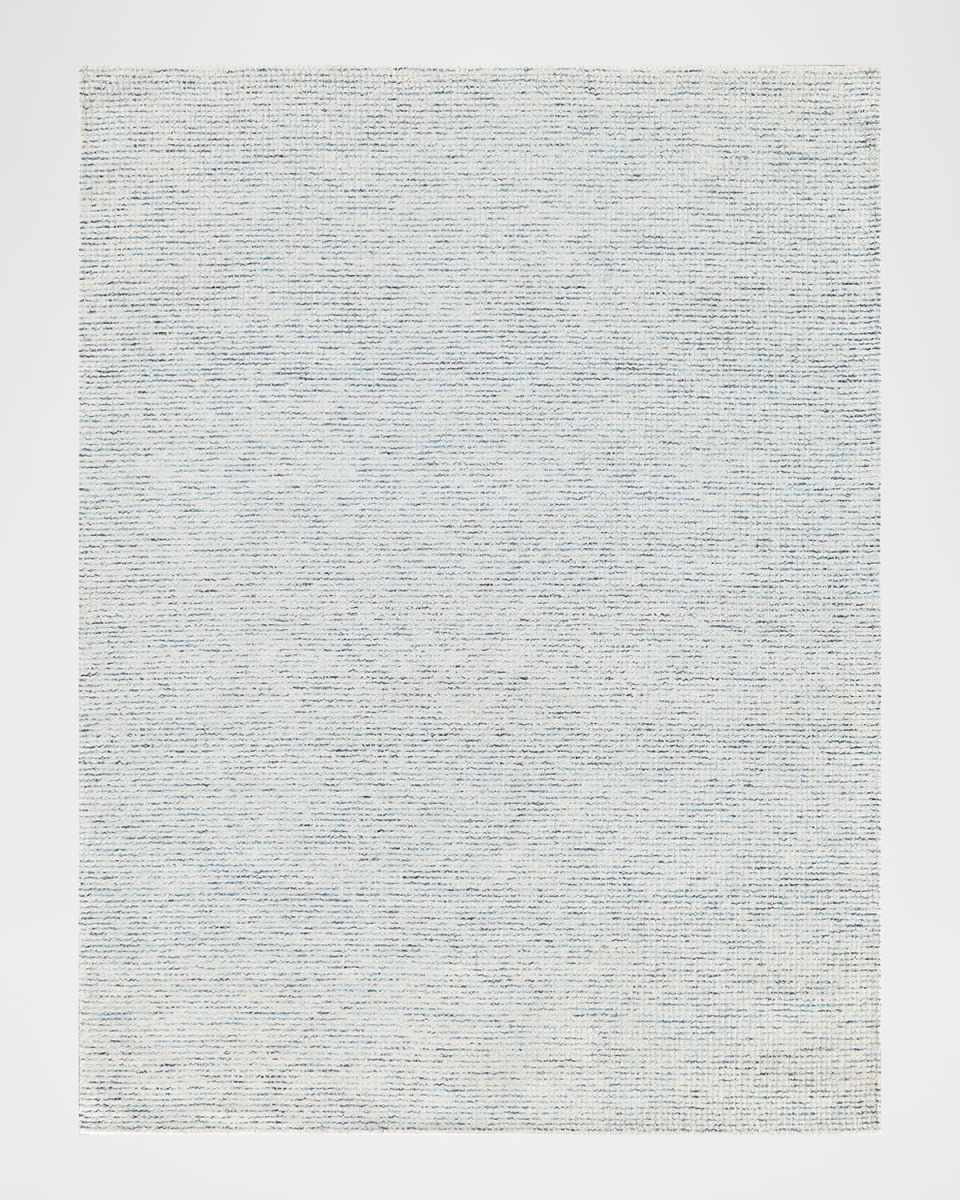 Key West Hand-Tufted Ivory/Blue Rug, 5' x 8'